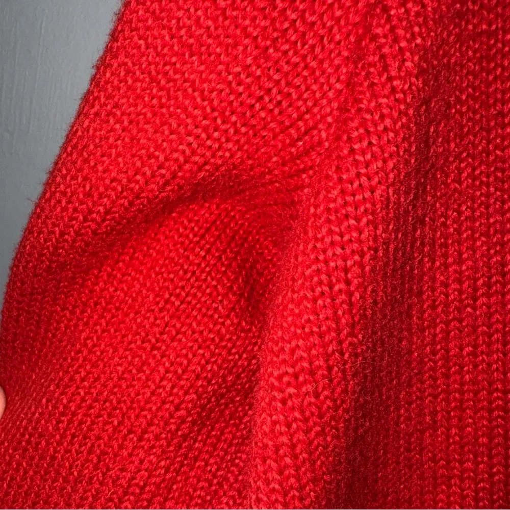 Polo‎ Ralph Lauren Sweater Men’s XL Mock Neck Knitted Red Old Money Quiet Luxury